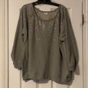 Women’s 2X gray sweatshirt